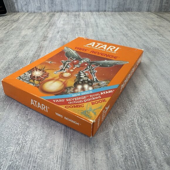 Yars' Revenge (Atari 2600, 1981) CIB COMPLETE Tested With Comic - Picture 13 of 16
